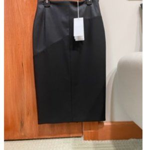 Hugo Boss Pencil Skirt Leather Like/Polyester BRAND NEW
